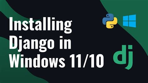 python django install.